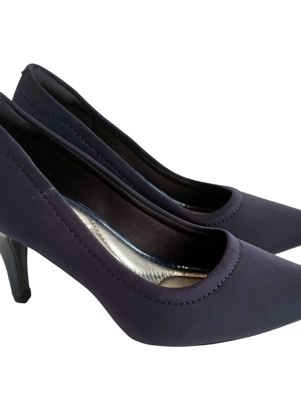 Andiamo Women’s 7 Navy Blue Gina Pumps Heels Like New